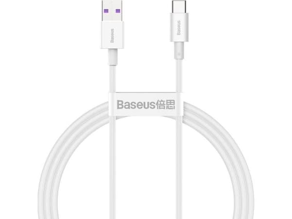 Baseus USB-A - USB-C USB-kabel 1 m Hvit (baseus_20210427162602)