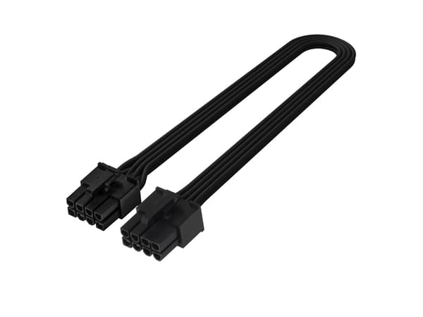 Silverstone SST-PP06BE-PC235, 0,35 m, PCI-E (8-pin), PCI-E(6+2 pin), Hankjønn, Hankjønn, Kopper
