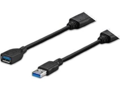 VivoLink - USB-kabel - USB typ A (hane) till USB typ B (hane) - USB 3.1 - 5 V - 1 A - 7 m - aktiv - svart