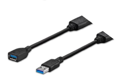VivoLink - USB-kabel - USB typ A (hane) till USB typ B (hane) - USB 3.1 - 5 V - 1 A - 7 m - aktiv - svart