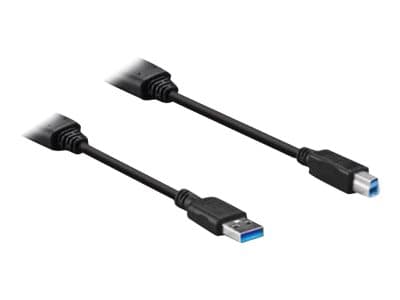 VivoLink - USB-kabel - USB typ A (hane) till USB typ B (hane) - USB 3.1 - 5 V - 1 A - 7 m - aktiv - svart
