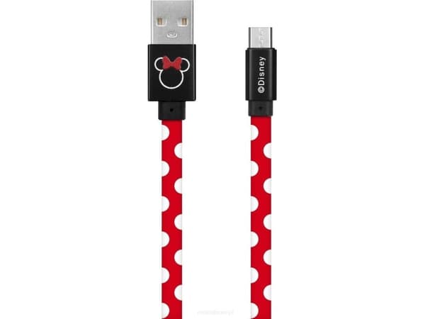 Disney USB-A - USB-C 1 m kabel Röd (DUSMIN025)