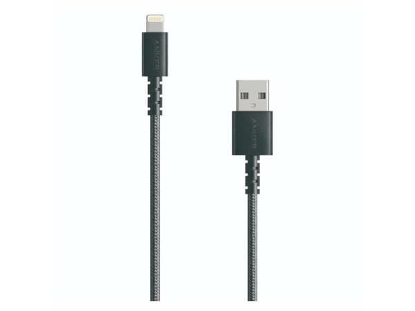Anker PowerLine Select+ - Lightning-kabel - USB hann til Lightning hann - 91 cm - svart - USB Power Delivery