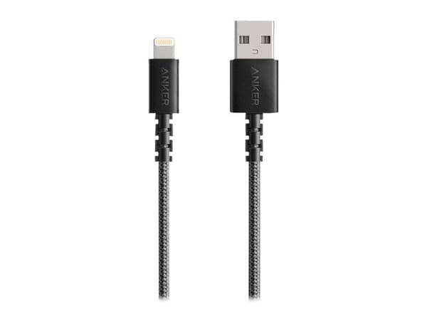 Anker PowerLine Select+ - Lightning-kabel - USB hann til Lightning hann - 91 cm - svart - USB Power Delivery