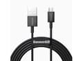 Miniatyrbild 1 av 5: Baseus Superior, 2 m, USB A, Micro-USB A, USB 2.0, 0,48 Gbit/s, Vit