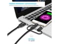 Miniatyrbild 5 av 5: Choetech IP0030, 1,2 m, Mini-USB B, USB C/Micro-USB B/Lightning, Svart