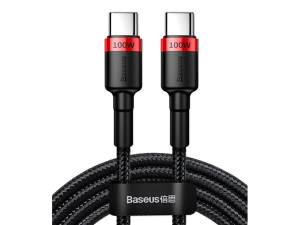 Baseus CATKLF-AL91, 2 m, USB C, USB C, Svart