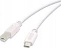 Miniatyrbild 3 av 3: Vivanco 45355, 1,8 m, USB C, USB B, Vit