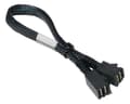 Pikkukuva 2 / 4: HighPoint - SAS internt kabel - SFF-8643 (han) til U.2 (SFF-8643) (han) - 60 cm - NVMe-liitäntä - SSD7100-sarjan SSD7120-tietokoneille