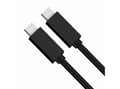 Miniatyrbild 1 av 5: Platinet cable USB-C - USB-C 5A 100W 2m, black (45579)