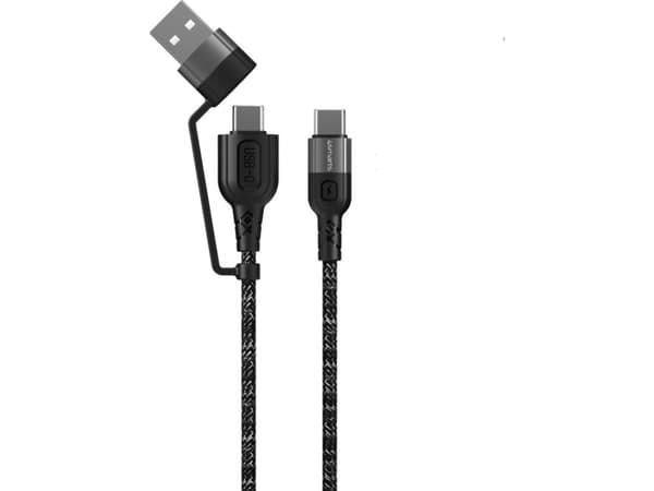 Kaapeli USB 4smarts USB-C - 1,5 m Czarny (4S468626)