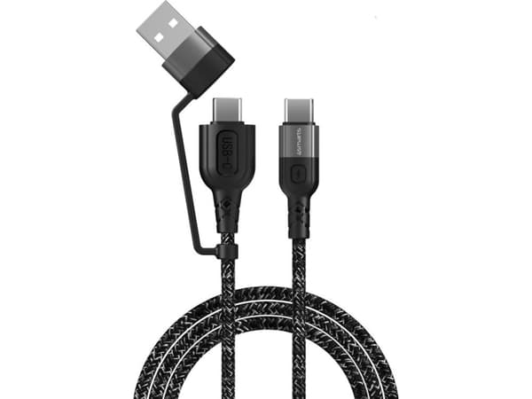 Kaapeli USB 4smarts USB-C - 1,5 m Czarny (4S468626)