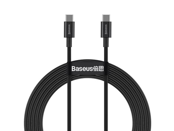 Baseus CATYS-C01, 2 m, USB C, USB C, 0,48 Gbit/s, Svart