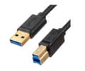 Miniatyrbild 3 av 3: Unitek - USB-kabel - USB typ A (hane) till USB Type B (hane) - USB 3.0 - 2 m - svart