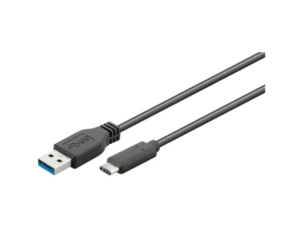 goobay - USB-kaapeli - USB Type A (han) til USB-C (han) - USB 3.1 - 1 m - lajittelu - lajittelu