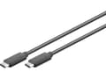 Miniatyrbild 3 av 5: goobay - USB-kabel - 24 pin USB-C (hane) till 24 pin USB-C (hane) - USB 3.1 - 1 m - svart