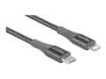 Pikkukuva 4 / 5: DeLOCK 86631, 1 m, Lightning, USB A, Uros, Uros, Harmaa