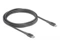 Miniatyrbilde 5 av 5: Delock - Lightning-kabel - 24 pin USB-C hann til Lightning hann - 2 m - grå