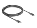 Miniatyrbilde 1 av 5: Delock - Lightning-kabel - 24 pin USB-C hann til Lightning hann - 2 m - grå