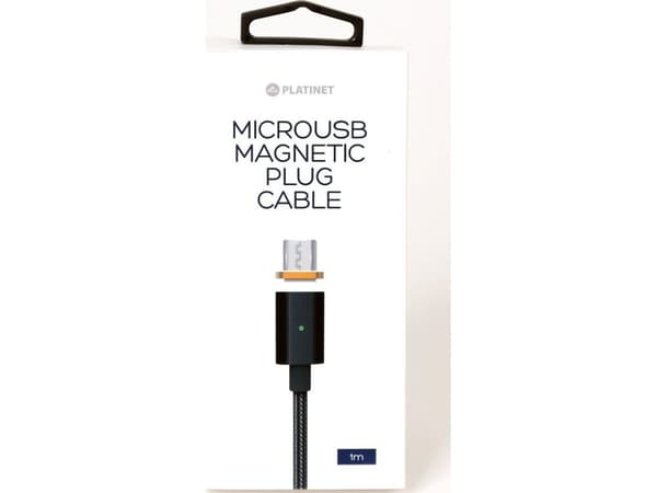 USB cable Platinet PLATINET MAGNETO MICRO USB TO USB CABLE WITH MAGNETIC PLUG (43958)