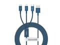 Miniatyrbilde 5 av 5: Baseus CAMLTYS-03, 1,5 m, USB A, USB C/Micro-USB B/Lightning, 0,48 Gbit/s, Blå