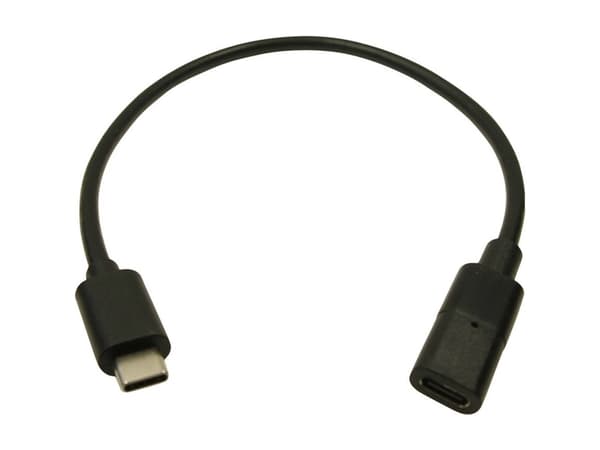 Cliff USB-kabel USB-C® bøsning , USB-C® stik 0.30 m Sort FCR72000