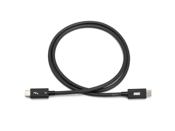OWC - USB-kabel - 24 pin USB-C (hane) till 24 pin USB-C (hane) - Thunderbolt 3 / Thunderbolt 4 - 20 V - 5 A - 72 cm - stöd för 8K, USB-strömförsörjni