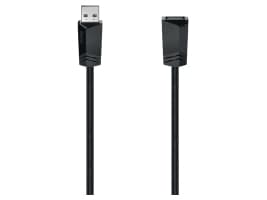 Hama 00200621, 5 m, USB A, USB A, USB 2.0, 0,48 Gbit/s, Svart