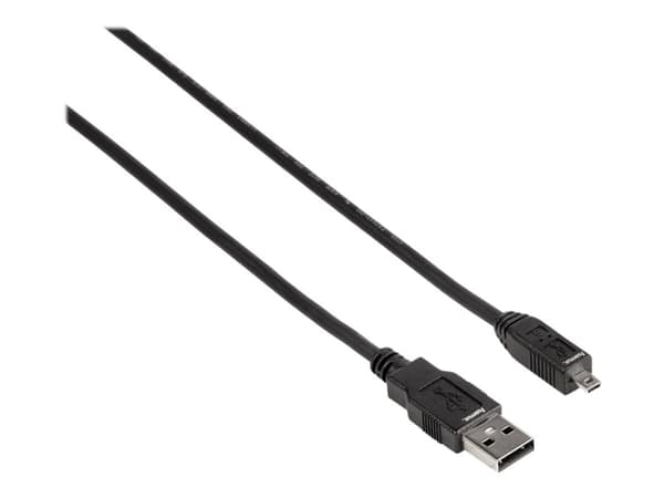 Hama - USB-kabel - USB (hane) till mini-USB typ B (hane) - 1.8 m - svart