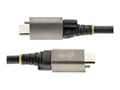 Miniatyrbild 5 av 5: StarTech.com 1 m toppskruvlåsande USB C-kabel 10 Gbit/s - USB 3.1/3.2 Gen 2 Type-C kabel - 100W (5A) Power Delivery-laddning, DP alt-läge - Enkel skr