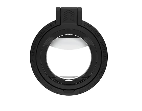 STM MagLoop, Kickstand, Svart, ABS, Silikon, Apple, iPhone, 90 mm