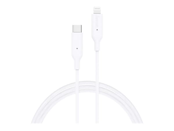 Hama 00183295, 1 m, Lightning, USB C, Uros, Uros, Valkoinen
