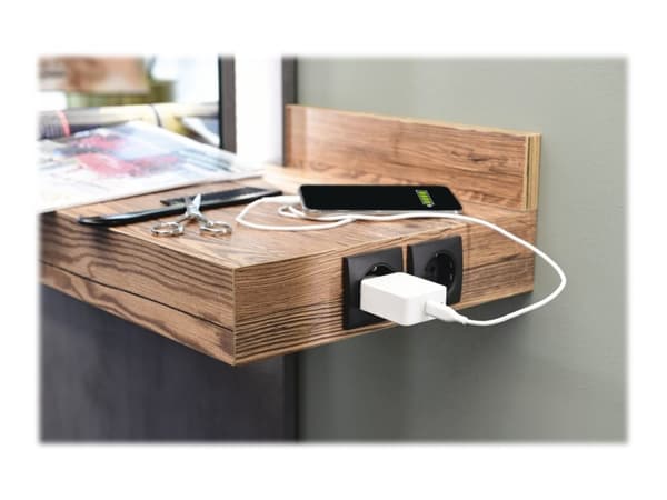Hama 00183295, 1 m, Lightning, USB C, Uros, Uros, Valkoinen