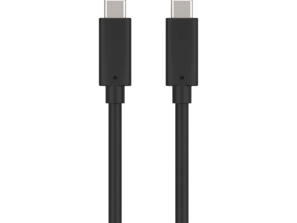 Bigben Connected CBLCC2MB, 2 m, USB C, USB C, Musta