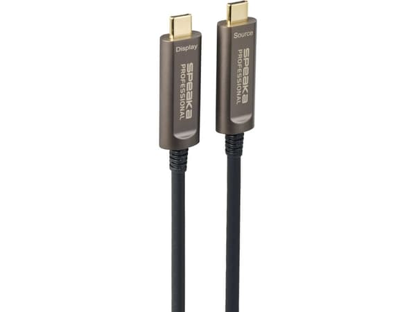 SpeaKa Professional SP-9505616, 15 m, USB C, USB C, 21,6 Gbit/sek, Sortera