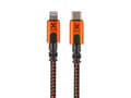 Miniatyrbild 2 av 5: Xtorm Xtreme CXX003 - Lightning-kabel - Lightning hane till 24 pin USB-C hane - 1.5 m - skärmad - robust
