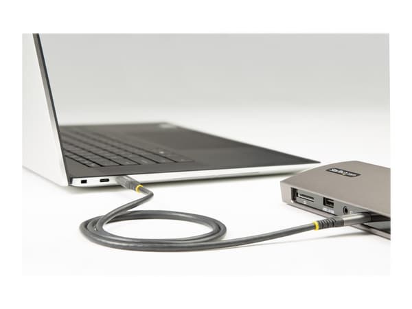 StarTech.com 2 m USB C-kabel 5 Gbit/s - USB-C-kabel av hög kvalitet - USB 3.1/3.2 Gen 1 Type-C kabel - 100 W (5A) Power Delivery-laddning, DP alt-läg