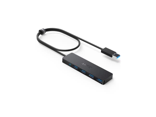 Anker Ultra Slim - Hubb - 4 x SuperSpeed USB 3.0 - skrivbordsmodell