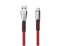 Miniatyrbilde 4 av 5: SOMOSTEL CABLE USB TYP-C 2.4A RED 2400MAH QUICK CHARGER QC 3.0 1M POWERLINE METAL PLUGS BW02