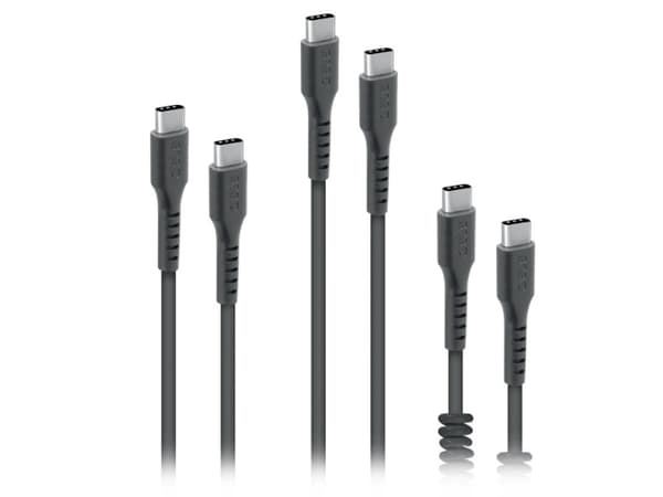 SBS TEKITCC3IN1K, 2 m, USB C, USB C, USB 3.2 Gen 1 (3.1 Gen 1), Svart