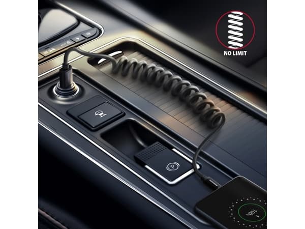 Axagon BUCM-AM10TB, 0,6 m, USB C, USB A, USB 2.0, 0,48 Gbit/s, Svart