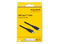Miniatyrbilde 3 av 5: Delock - Lightning-kabel - 24 pin USB-C hann til Lightning hann - 50 cm - svart - Power Delivery-støtte