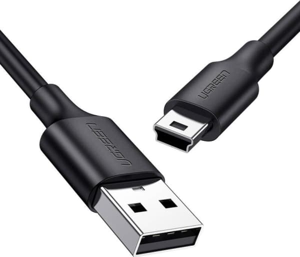 Ugreen USB cable USB to Mini USB UGREEN US132 cable, 0.25m (black)