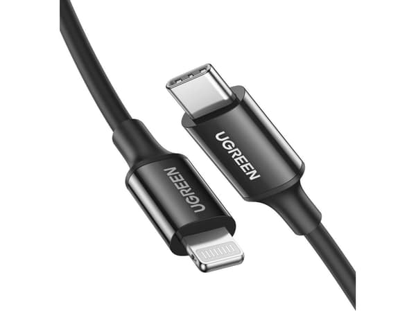 Ugreen 60752, 2 m, Lightning, USB C, Hunstik, Hanstik, Sortera
