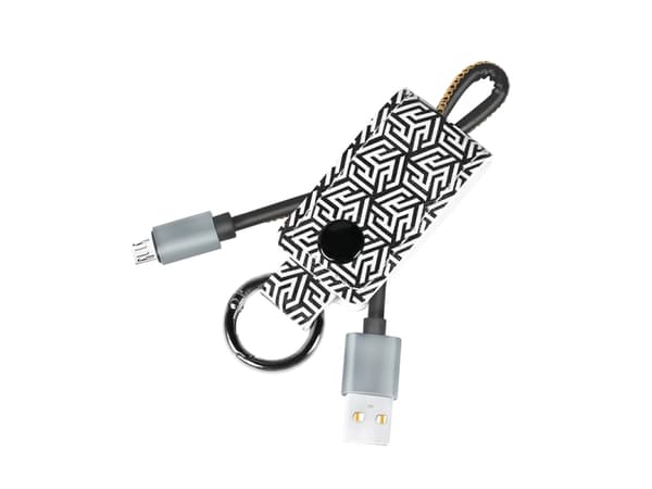 LogiLink CU0165, 0,22 m, Micro-USB B, USB A, USB 2.0, Sort