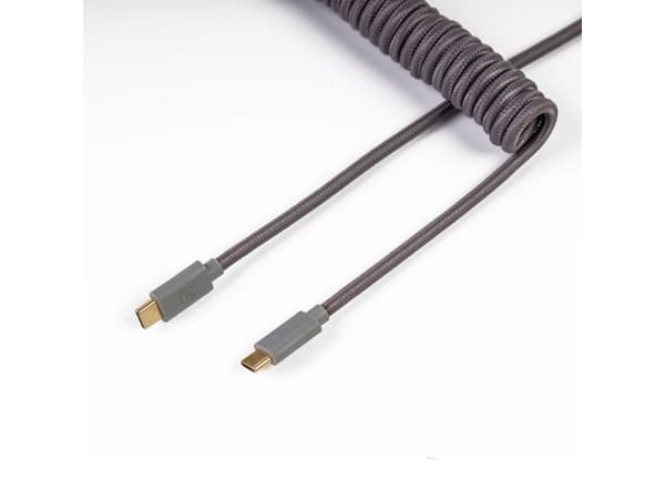 Keychron CAB-G, 1,3 m, USB C, USB C, USB4 Gen 3x2, Harmaa