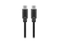 Miniatyrbild 3 av 4: Goobay 38873, 1 m, USB C, USB C, USB 3.2 Gen 2 (3.1 Gen 2), 20 Gbit/s, Svart
