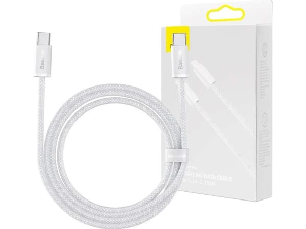 Baseus USB-C - USB-C USB-kabel 1 m Hvit (BSU3013WHT)