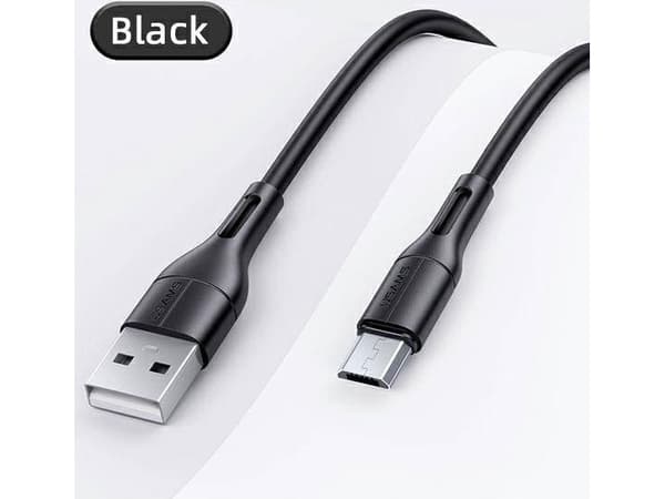 USB-kabel Usams USB-A - microUSB 1 m Czarny (SJ502USB01)