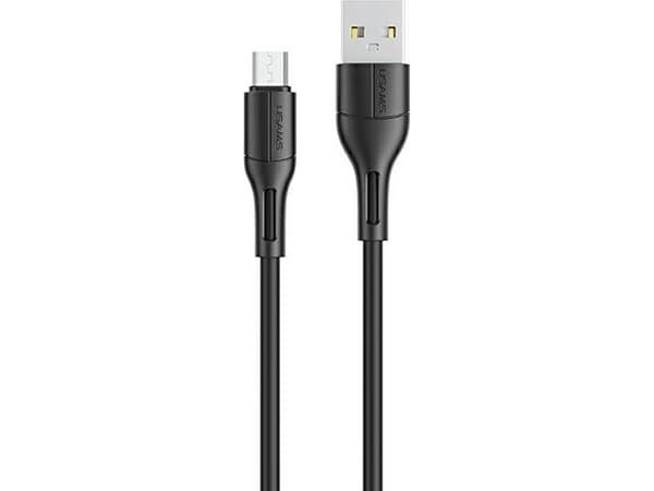 USB-kabel Usams USB-A - microUSB 1 m Czarny (SJ502USB01)